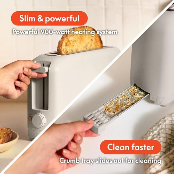 Bella 2 Slice Slim Toaster - Image 3