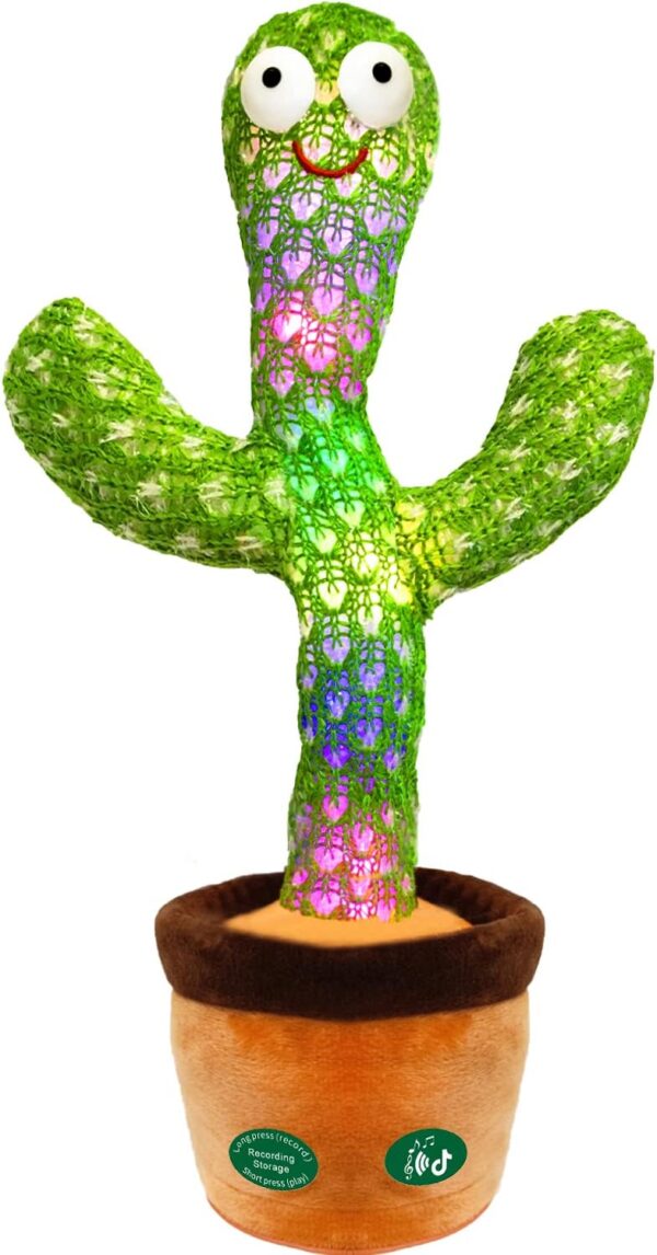 Talking Cactus Toy Mimics Back