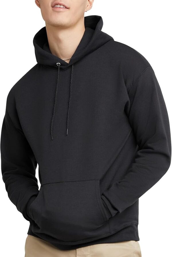 Hanes Men's EcoSmart Fleece Hoodie Sweatshirt - Image 5