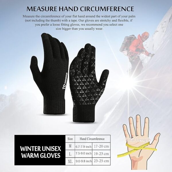 TRENDOUX Winter Gloves for Men Women - Image 2