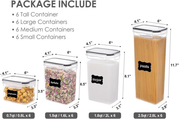 Airtight Food Storage Containers with Lids - Image 3