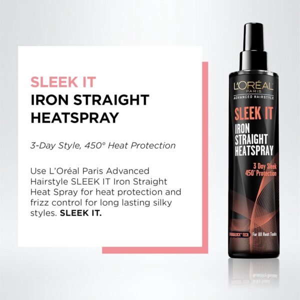 L'Oréal Paris  Hairstyle Straight Heat Spray - Image 4