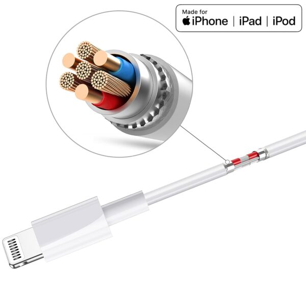 Apple Cable MFi Certified iPhone Charger Cord - Image 5