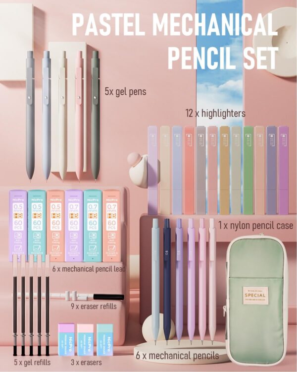 School Supplies with Big Capacity Pen Case Student Stationary - Image 4