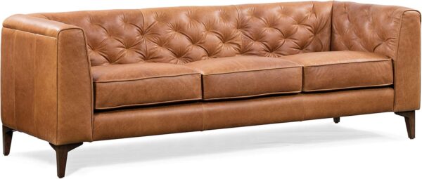 Poly & Bark Essex Leather 89-Inch Sofa - Image 4