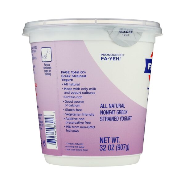 FAGE Total Greek Yogurt, 0% Nonfat, Plain - Image 3