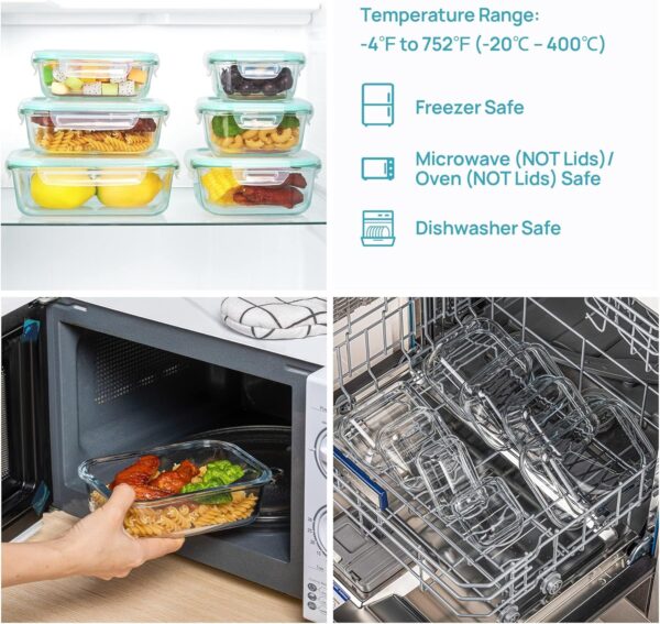 Food Storage Containers with Airtight Lids - Image 4